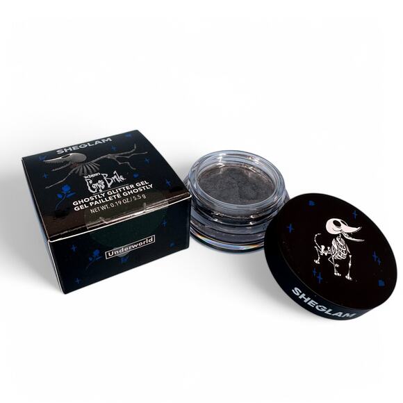 Tim Burton's Corpse Bride Ghostly Glitter Gel Eyeshadow Underworld Sheglam - Picture 2 of 4